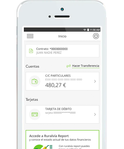 Aplicación Ruralvía móvil Aplicación Ruralvía móvil